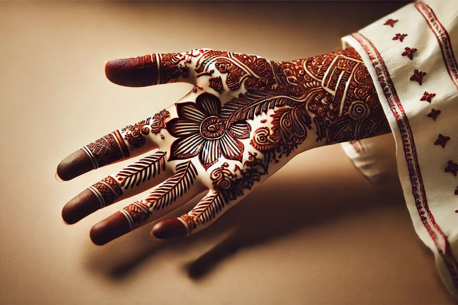 diseño de mehndi marroquí